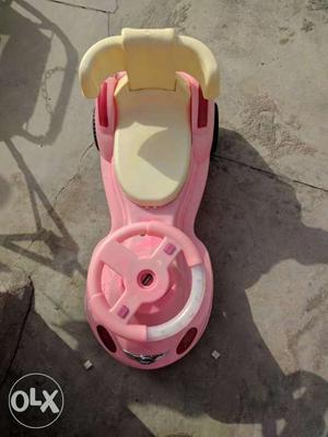 Toddler's Pink Ride-on Toy