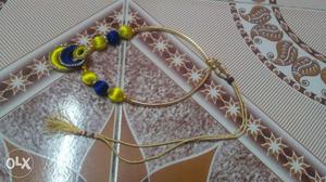 Yellow And Blue Necklace