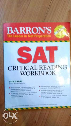 Barron's SAT Critical Reading Book, The leader in