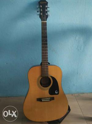 Brown Epiphone Dreadnought Acoustic Guitar Brand New.