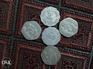 Five Silver Ancient Coin