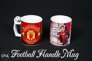 Football handle mug
