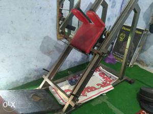 Good condition 400 kg weight 5 straight rod with