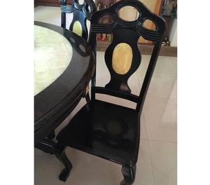 Imported Round Stone Table with 7 Chairs Bangalore