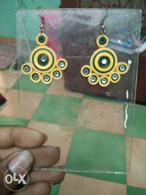 Its a paper made earings each cost 50 rs price is