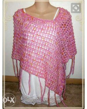 Women's Pink Knitted Sweater