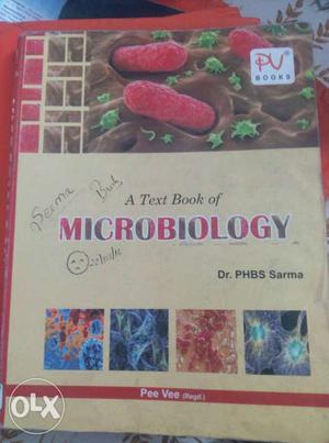 A Text Book Of Microbiology By Dr PHBS Sarma Book