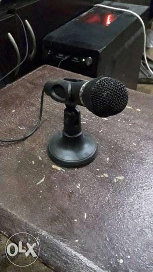 A home based microphone used via pc or laptop.