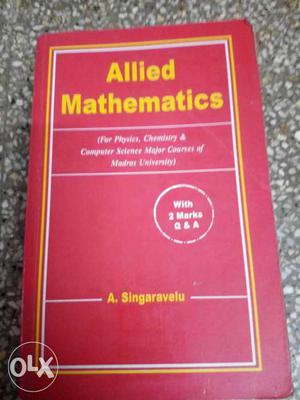 Allied Mathematics By A. Singaravelu Book Screenshot