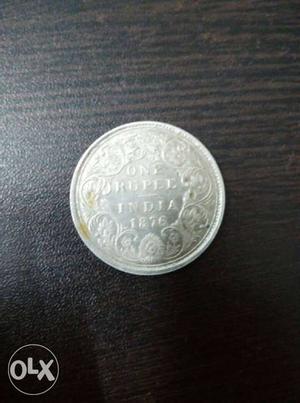 Ancient one rupee coin  victoria empire