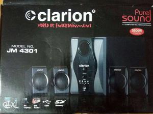 Black Clarion Pure Sound Speaker Box