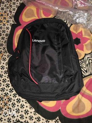 Black Lenovo Backpack