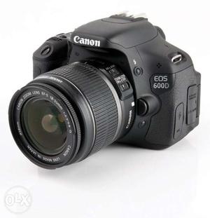 Canon EOS 600D with  lens. Good condition.