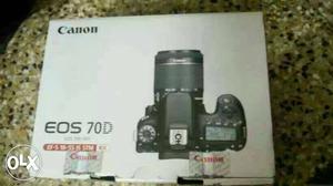 Canon EOS 70D Camera Box