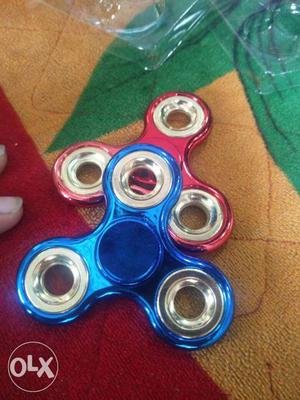 Chrome blade 3-blade Fidget Spinners available