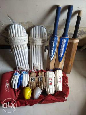 Cricket Bats And Gear Set