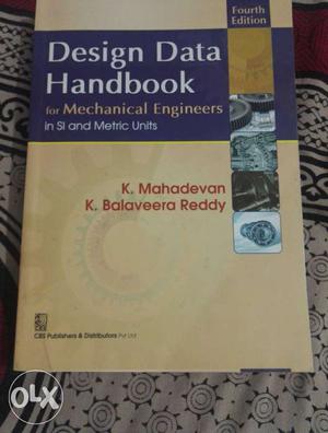 Design Data Handbook By K. Mahadevan