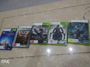 Five Xbox 360 Games