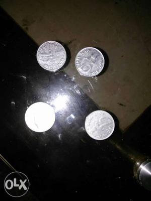 Four Silver Roud Coins