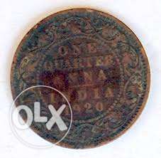 George v king emperorrs one Quarter anna india in 