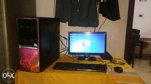 Good condition cpu with new moniter 500gb