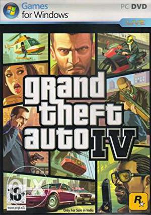 Grand Theft Auto IV PC Game CD