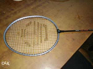Gray And Black Badminton Racket
