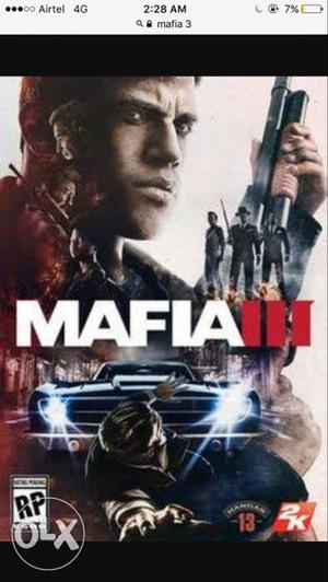 Mafia 3 XBox one game bought in Nov-16