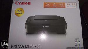 New Canon All In One Printer (print,scan,copy) With 1year