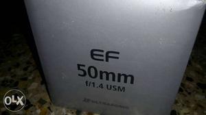 New prime lense Ef 50mm F/1.4 Usm