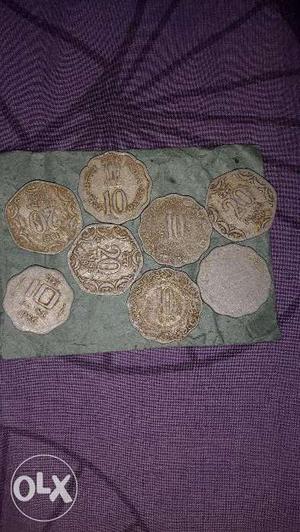Old 10 and 20 paisa coins for sale of ,