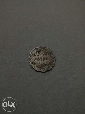 One 1 ANNA Coin