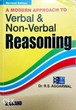 Reasoning, RS AGARWAL, S Chand, Fresh book