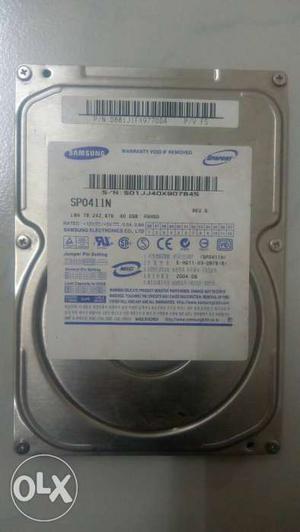 Samsung IDE hard disk 40 gb... its good condition