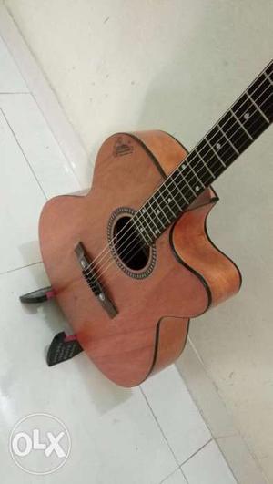 Signature Acoustic guitar, Natural wood Colour,