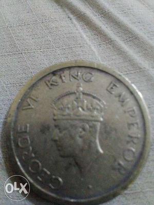 Silver British Indian Coin