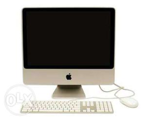 Silver IMac With Magic Keyboard And Magic Mouse Set