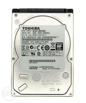 Toshiba laptop hard drive 500 gb in perfect condition for