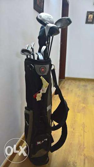 Used Golf set with bag with 11 clubs