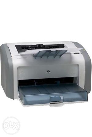 White And Grey HP Printer