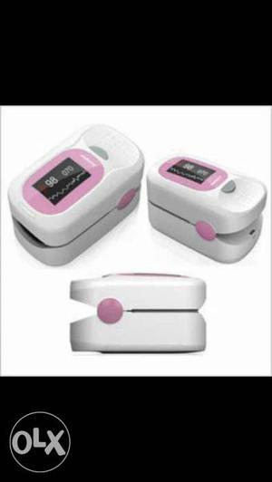 White And Pink Electronic Devices