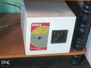 White And Red MBS Electronic Stabilizer