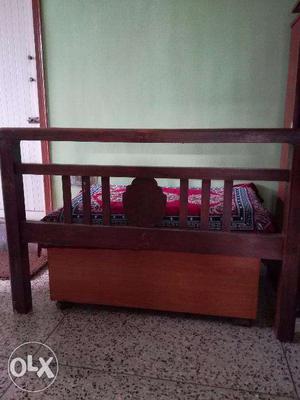 Antique Burma wood queen size bed (solid wood)