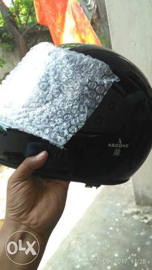 Black Ascone Full Face Helmet