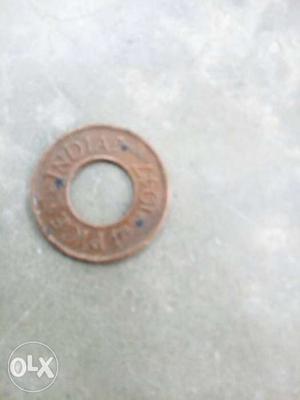 Bronze Indian Pice Coin
