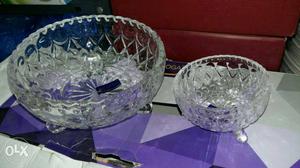 Crystal clear putting set shur khurma set 6 small bowls 1