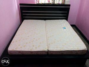 Furniture 4 sale (Bed wid matres & side tables-Rs30k,