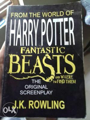 Harry Potter Fantastic Beasts By J.k Rowling Book