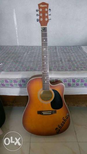 Havana electro acoustic guitar with built in equiliser and