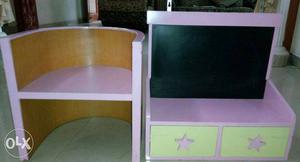 Kids Table and chair with drawers for sale.